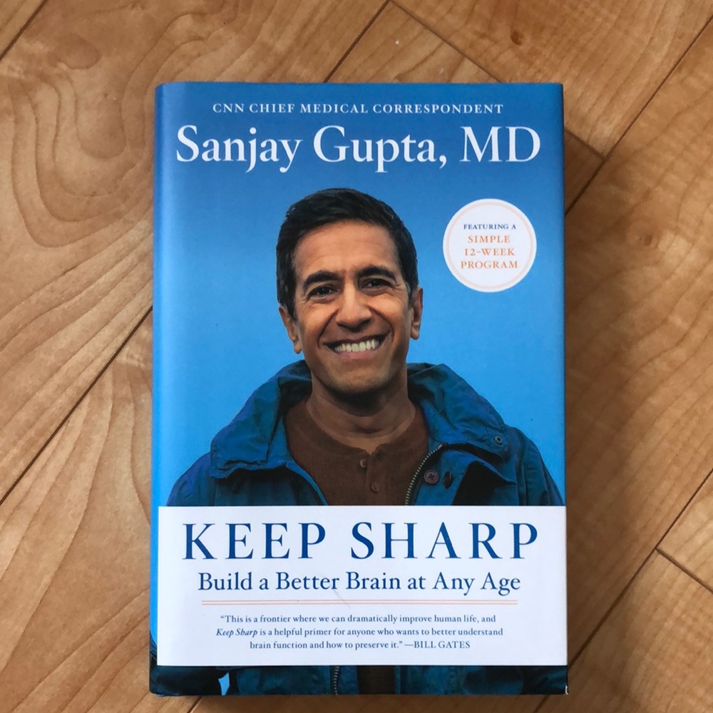 Keep Sharp by Sanjay Gupta, MD - Blue Cover